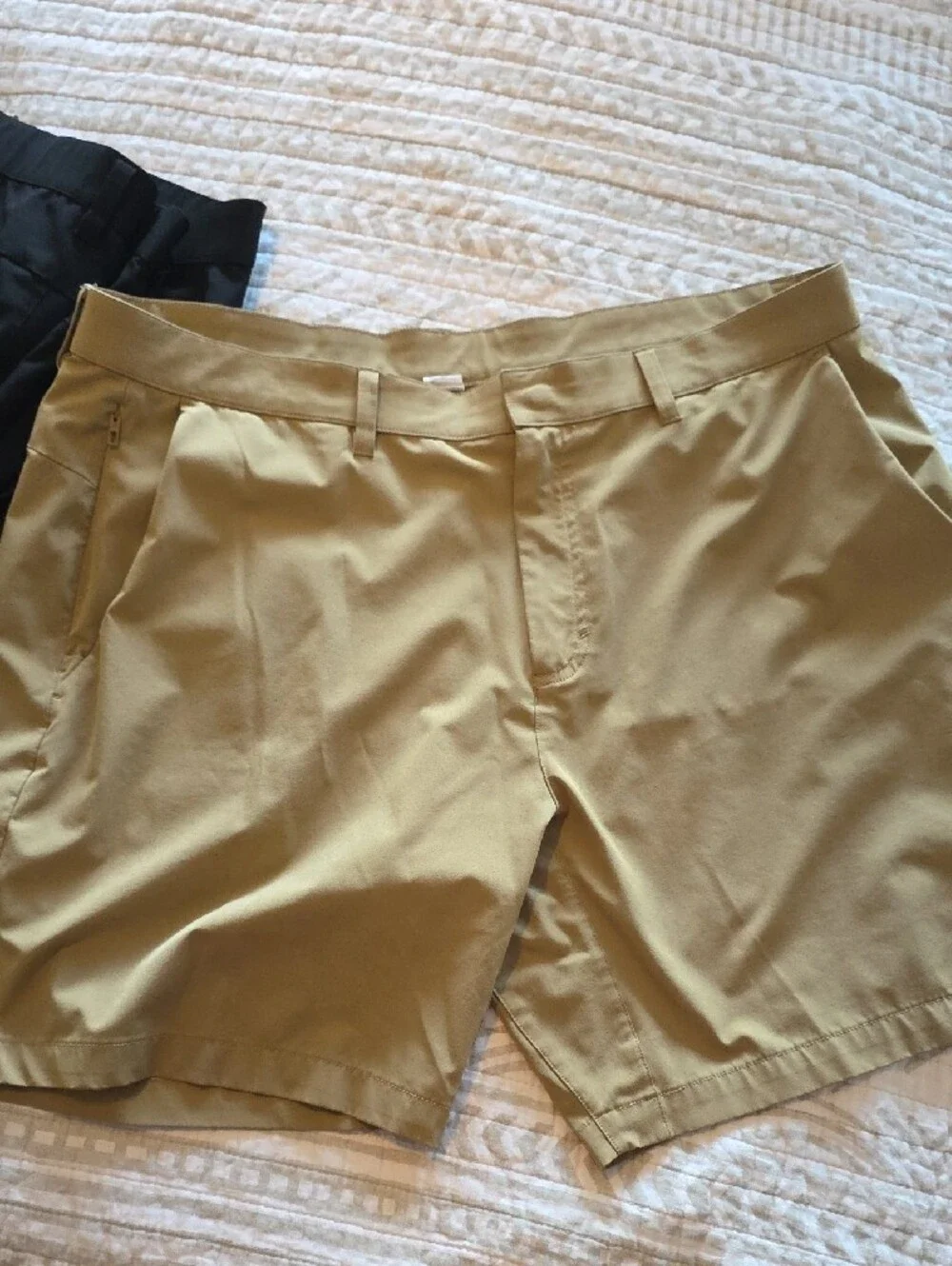 Fabletics Men's Tan Hybrid Shorts